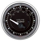 AutoMeter Chrono 2-1/16in 18V Electric Voltmeter Gauge - Chrome thumbnail 2