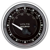 AutoMeter Chrono 2-1/16in 18V Electric Voltmeter Gauge - Chrome thumbnail 4