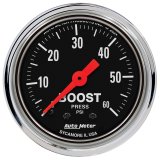 AutoMeter Gauge Boost 2-1/16in. 60 PSI Mechanical Traditional Chrome thumbnail 2