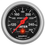Autometer 2-1/16in 260 Deg Water Temp Gauge Digital Stepper Motor w/Peak & Warn - Sport-Comp thumbnail 1