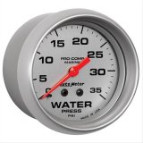 Autometer Ultra-Lite 2 5/8in Mechanical 35 PSI Water Pressure Gauge thumbnail 1