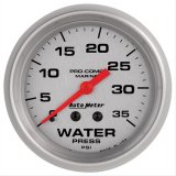 Autometer Ultra-Lite 2 5/8in Mechanical 35 PSI Water Pressure Gauge thumbnail 2