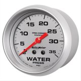 Autometer Ultra-Lite 2 5/8in Mechanical 35 PSI Water Pressure Gauge thumbnail 3