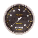 AutoMeter Marine Carbon Fiber 5in In-Dash Tachometer 0-8000 RPM thumbnail 2