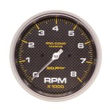 AutoMeter Marine Carbon Fiber 5in In-Dash Tachometer 0-8000 RPM thumbnail 4