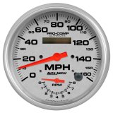 Autometer Ultra-Lite 160mph & 8k RPM Electric Program Tach/Speedo 5in. Gauge thumbnail 2