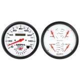 Autometer Phantom 2pc Gauge Kit Quad & Tach/Speedo 5in. thumbnail 1