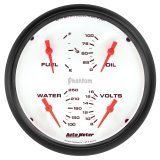 Autometer Phantom Quad 5in. Gauge 0 Ohm (E) - 90 Ohm (F) Electric thumbnail 2