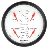 Autometer Phantom Quad 5in. Gauge 240OHm (E) - 33Ohm (F) Electric thumbnail 1
