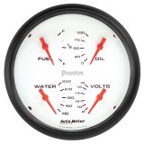 Autometer Phantom Quad 5in. Gauge 240OHm (E) - 33Ohm (F) Electric thumbnail 2