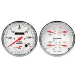 Autometer Arctic White Quad & Tach/Speedo 5in. - 2 pc. thumbnail 2