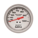 Autometer Marine Silver Mechanical Speedometer thumbnail 2