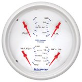 Autometer Marine White 5in Gauge Quad thumbnail 1