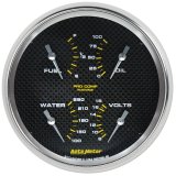 Autometer Marine Carbon Fiber 5in Gauge - 100PSI thumbnail 2