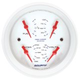 Autometer Marine White 3-3/8in Gauge - 100PSI thumbnail 2