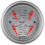 Autometer Marine Silver 3-3/8in Gauge thumbnail 1
