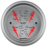 Autometer Marine Silver 3-3/8in Gauge thumbnail 2