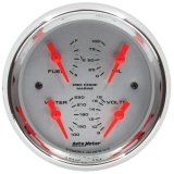 Autometer Marine Chrome 3-3/8in Gauge - 100PSI thumbnail 1