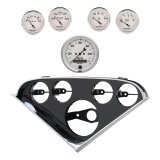 Autometer Old Tyme White Direct Fit Dash Kit 55-56 Chevrolet (1 x 3-3/8in. / 4 x 2-1/16in.) thumbnail 1