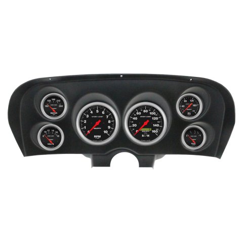 Autometer Sport-Comp Direct Fit Dash Kit 69-70 Ford Mustang (2 x 5in. / 4 x 2-5/8in.) thumbnail 1