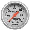 AutoMeter Ultra-Lite 2-1/16in. 100PSI Exhaust Pressure Digital Stepper Motor Gauge thumbnail 5
