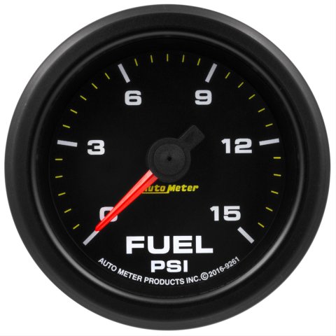 Autometer Extreme Environment 2 1/16in 15psi Fuel Pressure Gauge Stepper Motor w/ Warn thumbnail 1