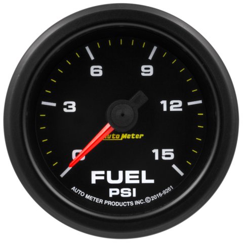 Autometer Extreme Environment 2 1/16in 15psi Fuel Pressure Gauge Stepper Motor w/ Warn thumbnail 2
