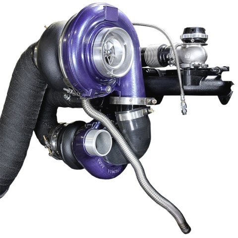 ATS Diesel 94-98 Dodge Cummins 5.9L Aurora 3000/5000 Compound Turbo Kit thumbnail 1