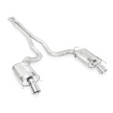 Stainless Works 2009-15 Cadillac CTS-V Sedan 3in Catback System X-Pipe Chambered Mufflers 4in Tips thumbnail 3