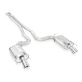 Stainless Works 2009-15 Cadillac CTS-V Sedan 3in Catback System X-Pipe Chambered Mufflers 4in Tips thumbnail 4