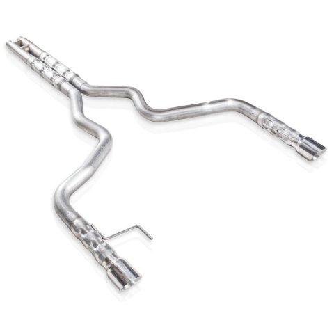 Stainless Works 2015-16 Mustang GT 3in Catback H-Pipe Retro Chambered Mufflers 2-1/2in Cores thumbnail 4