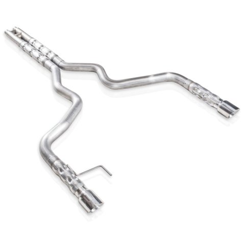 Stainless Works 2015-16 Mustang GT 3in Catback H-Pipe Retro Chambered Mufflers 2-1/2in Cores thumbnail 5