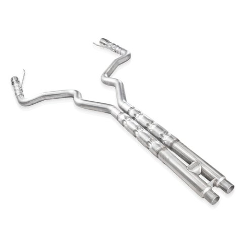 Stainless Works 2015-16 Mustang GT 3in Catback H-Pipe Retro Chambered Mufflers 2-1/2in Cores thumbnail 6