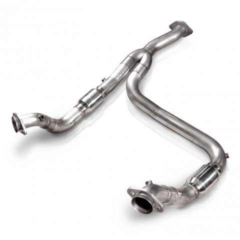 Stainless Works 2011-14 F-150 3.5L 3in Downpipe High-Flow Cats Y-Pipe Factory Connection thumbnail 2