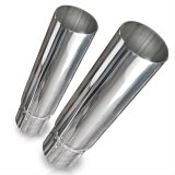 Stainless Works Straight Cut Exhaust Tips-3in ID Inlet 3in body thumbnail 1