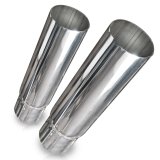 Stainless Works Straight Cut Resonator Tips 2 1/4in ID Inlet 3in Body thumbnail 4