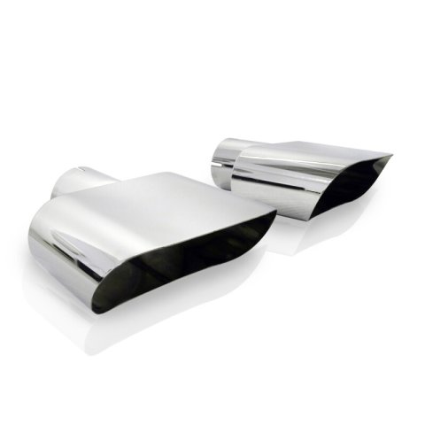 Stainless Works Wide Oval Challenger R/T 2-1/2in Inlet Tips (priced per pair) thumbnail 3