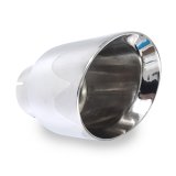 Stainless Works Conical Double Wall Slash Cut Exhaust Tip - 5in Body 3in Inlet thumbnail 1