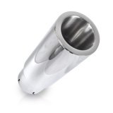 Stainless Works Double Wall Straight Cut Exhaust Tip - 3 1/2in Body 2 1/4in ID thumbnail 3