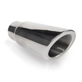 Stainless Works Double Wall Slash Cut Exhaust Tip - 3 1/2in Body 2 1/4in ID thumbnail 3