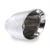 Stainless Works Conical Double Wall Slash Cut Exhaust Tip - 3 1/2in Body 3in thumbnail 1