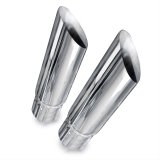 Stainless Works Slash Cut Exhaust Tips 2in ID Inlet thumbnail 1