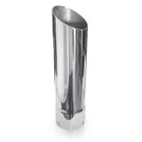 Stainless Works Single Wall Slash Cut Exhaust Tip - 3 1/2in Body 3in ID Inlet thumbnail 2