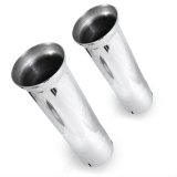 Stainless Works Bell Exhaust Tips- 2in ID Inlet 2in Body thumbnail 1
