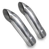 Stainless Works Short Turn Down Tips- 2in ID Inlet 2in Body thumbnail 4