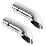 Stainless Works Short Turn Down Tips- 3in ID Inlet 3in Body thumbnail 1