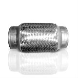 Stainless Works 1.75in Flex Joint x 4in Long - Stainless Steel Ends thumbnail 2