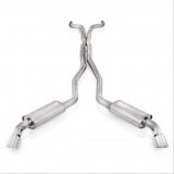 Stainless Works 2010-15 Camaro 6.2L 3in Exhaust X-Pipe Chambered Turbo Mufflers Polished Tips thumbnail 2
