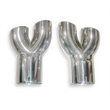 Stainless Works 2010+ Camaro Y-Tips for factory ground effects thumbnail 3