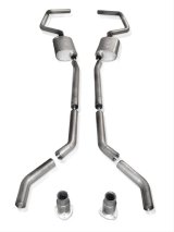 Stainless Works Chevy Camaro 1967-69 Exhaust 3in Stainless Chambered No X-Pipe thumbnail 2